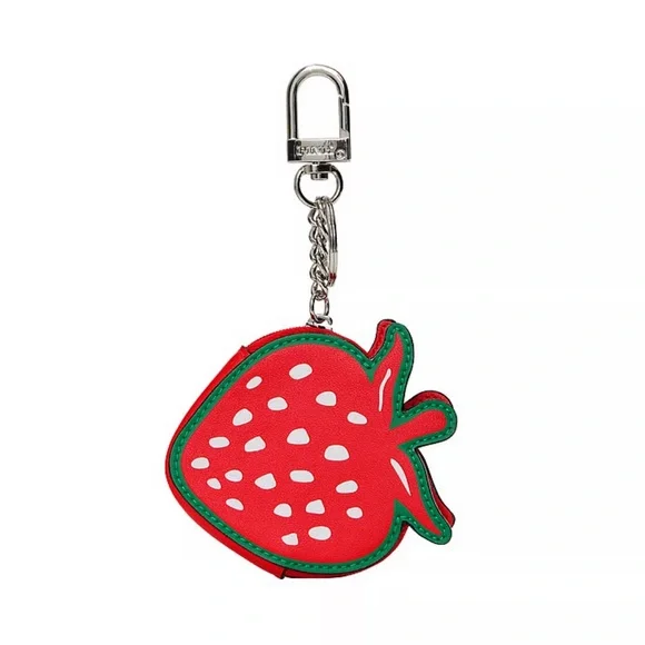 VS PINK- Strawberry Keychain Bag Charm - Picture 1 of 4
